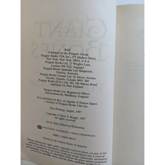 GIANT BONES 6 stories set in world of Innkeeper's Song PETER BEAGLE Rare HC GUC - Picture 2 of 12